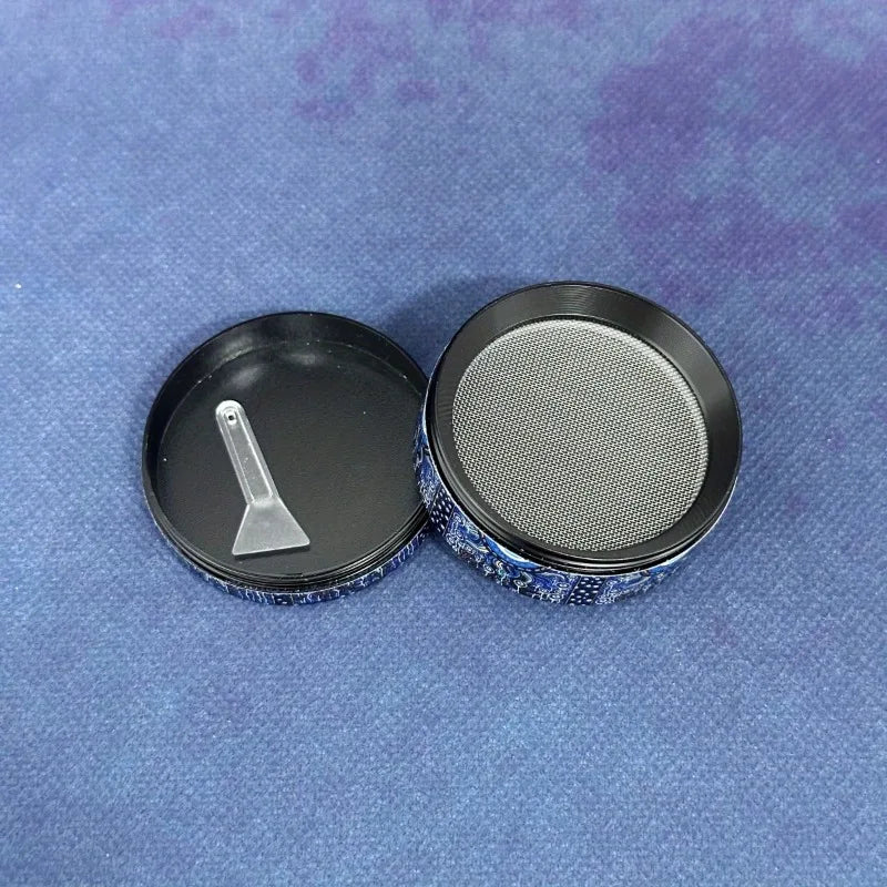 2inch Sun Moon Herb Grinder Spice Manual Crusher Metal Pestle 4-Layers Pepper Mortar Salt Mill Grinder Tools Smoking Accessories