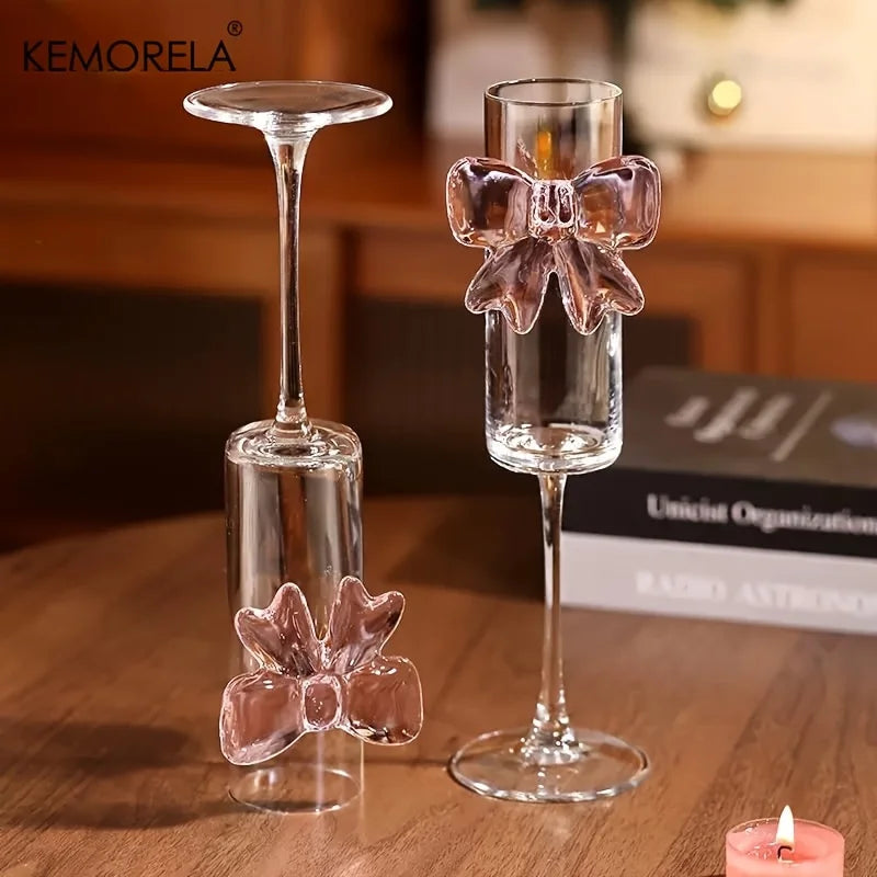 Butterfly-Shaped Cocktail Glass - Elegant Champagne Flute for Wine, Martini, Party, 1/2PCS Highball Drinking Glasses,Unique Gift