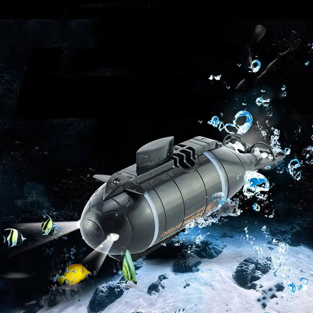 Electric Submarine Boat Underwater Diving Model Mini Playing Wireless Remote Control Model Boat Racing Toy Boys Christmas  Gifts