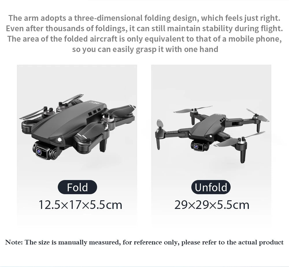 LYZRC L900 PRO SE Drone 4K Professional HD Dual Camera GPS Dron 5G WIFI FPV Foldable Quadcopter Brushless Motor RC Helicopter