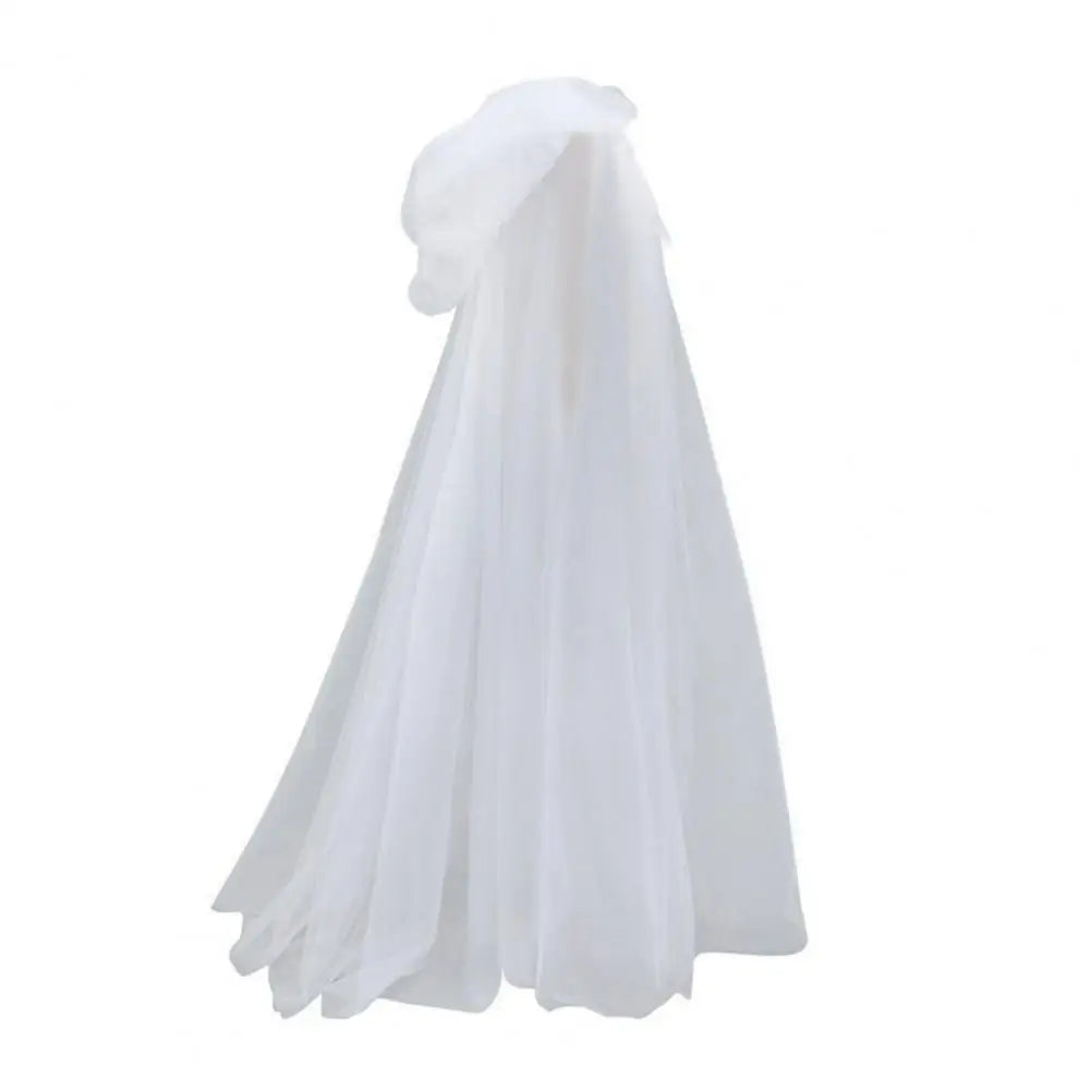 Halloween Ghost Cosplay Costume Cloak Adult Hooded Lace-up Witch Cloak Costume Full-Length Sheer Cape with Oversized Hood