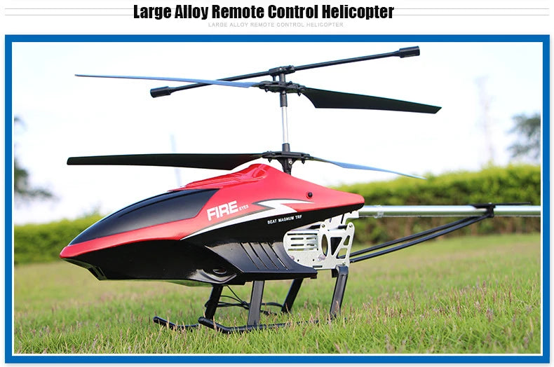 3.5CH Rc Helicopter Extra Large Remote Control Drone Durable Charging Model UAV Outdoor Aircraft Helicoptero Gift Toys for Kids