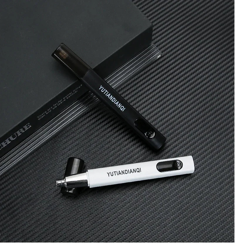 Mini Electric Nose Hair Clipper Rechargeable Multi-kinetic Shaving 2-in-1Unisex Fully Automatic Washable Shaving Nose Trimmer