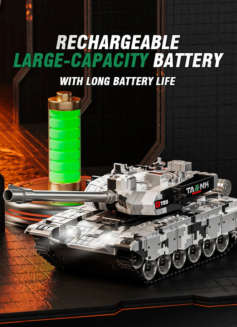 Rc Tank 99 T90 Remote Control Tanks 13Ch Shootting Function Crawler Battle Toy Car Model Electronic Toys for Boys Children Gifts