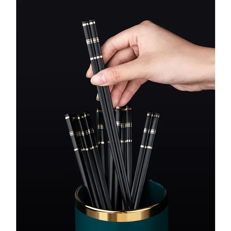 5 Pairs Chinese Japanese Chopsticks Sushi Sticks Korean Chopsticks Reusable Chop Sticks Kitchen Tableware Tool Accessories