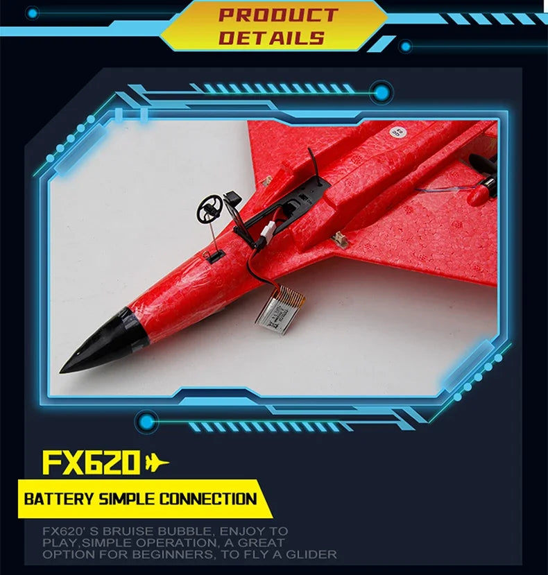FX620   RC Foam Aircraft SU-35 Plane 2.4G   Remote Control Fighter- Plane Glider Airplane Foam Boys Toys for Children