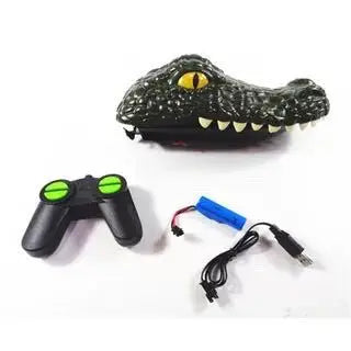 Remote Control Crocodile Boat Fast  Toy ip Simulation Children's Plaything Handheld Controller Operated Model Boat