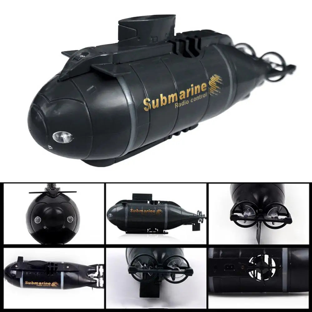 Electric Submarine Boat Underwater Diving Model Mini Playing Wireless Remote Control Model Boat Racing Toy Boys Christmas  Gifts
