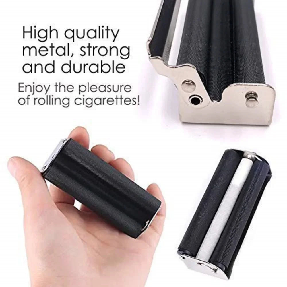 WE PUFF Portable Mini Metal Manual Rolling Machine 70/78/110 MM Paper Tobacco Hand Roller Cigarette Maker Gadgets for Men Gift