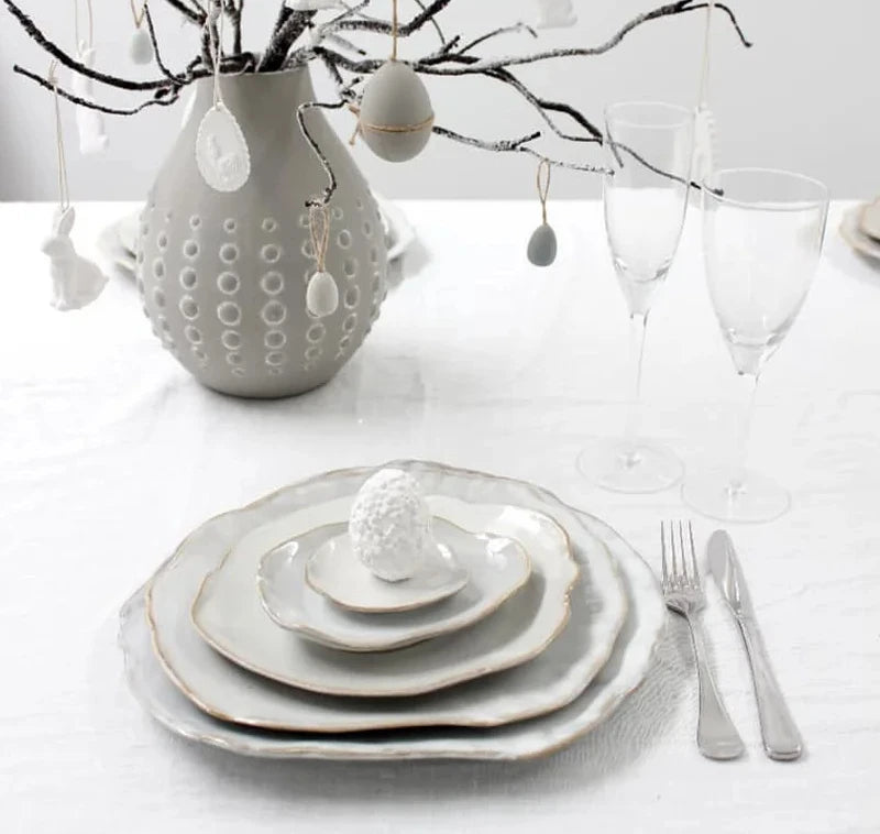 Dinner Plate Set - Rice, Soup, Noodle & Sushi Bowls with Sauce Dishes and Western Steak Plates for Versatile Dining
