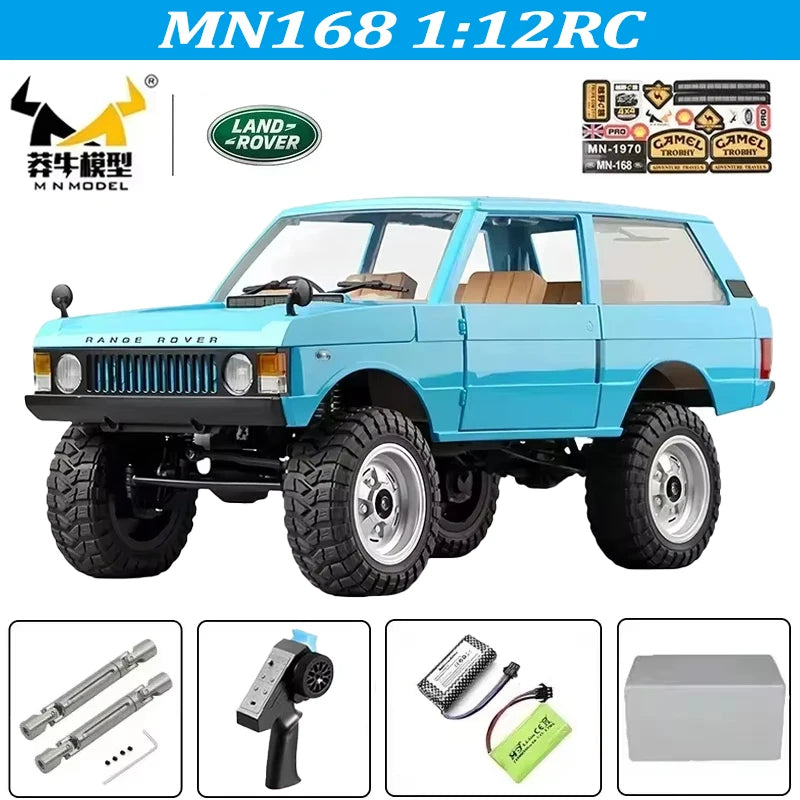 MN128 1/12 RC Car 4WD Jeep Model 2.4G Remote Control LED Light 4X4 Off Road 4WD Climbing RC Truck Electric Toy Car Gift for Boy