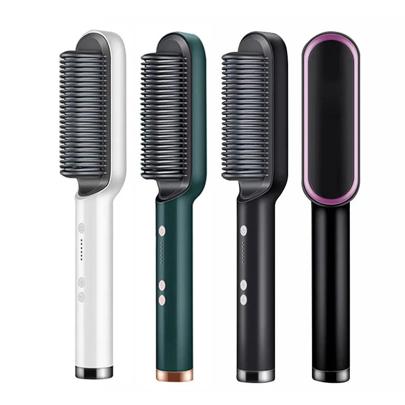 Hair Dryer Comb Curling Irons Beauty Products Hair Brushes Fast Heating Hair Straightener Comb