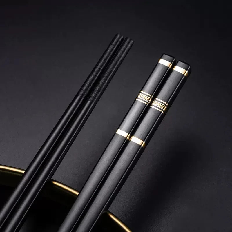 5 Pairs Chinese Japanese Chopsticks Sushi Sticks Korean Chopsticks Reusable Chop Sticks Kitchen Tableware Tool Accessories