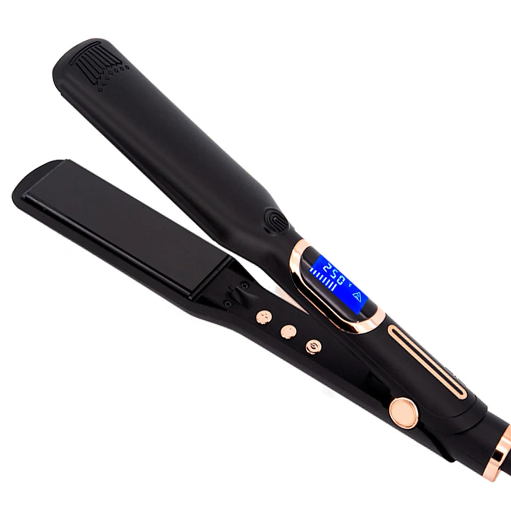 Hair Straightener Curler Professional High Temperature Fast Heating 450℉ / 480℉ Keratin Treatment Hair Flat Iron Dual Voltage