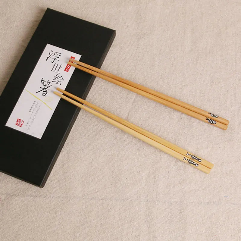 5Pairs Japanese Chopsticks for Sushi Non-Slip Food Sticks Chop Sticks Reusable Chinese Chopsticks Tableware Gift Kitchen Tools
