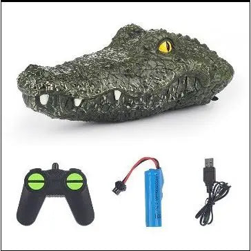 Remote Control Crocodile Boat Fast  Toy ip Simulation Children's Plaything Handheld Controller Operated Model Boat