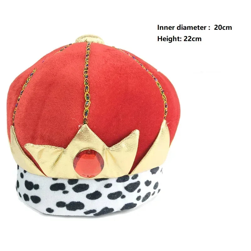 Adult Halloween Fancy Dress Up Hat Stage Show Props Clown Funny Dress Up Clown Hat Carnival Birthday Cake Cap