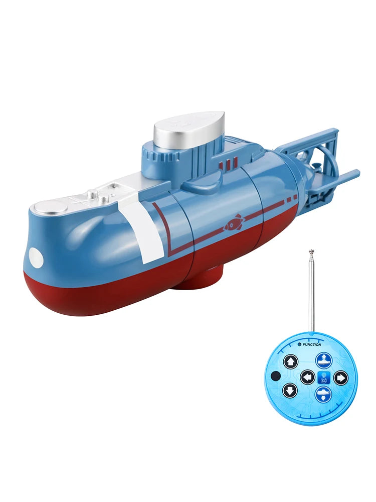 Mini RC Submarine 0.1m/s Speed Remote Control Boat Waterproof Diving Toy Simulation Model for Kids Christmas Gift  New Year Gift