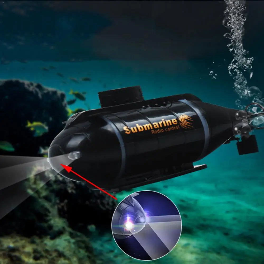 Electric Submarine Boat Underwater Diving Model Mini Playing Wireless Remote Control Model Boat Racing Toy Boys Christmas  Gifts