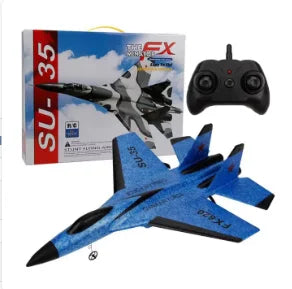 FX620   RC Foam Aircraft SU-35 Plane 2.4G   Remote Control Fighter- Plane Glider Airplane Foam Boys Toys for Children