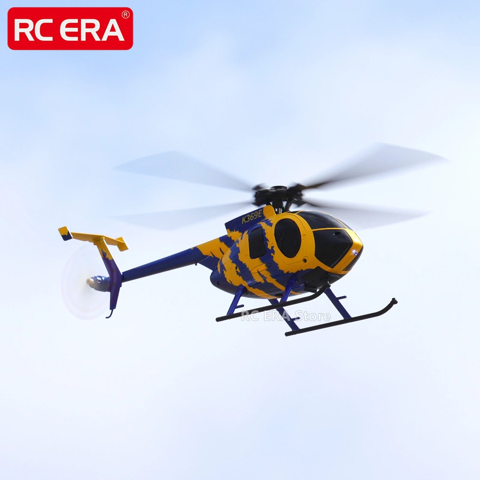 RC ERA C184 Mini MD500 with Optical Flow Sensor Scale Micro RC Helicopters for Adults Beginner Remote Control Hobby Toys Gift