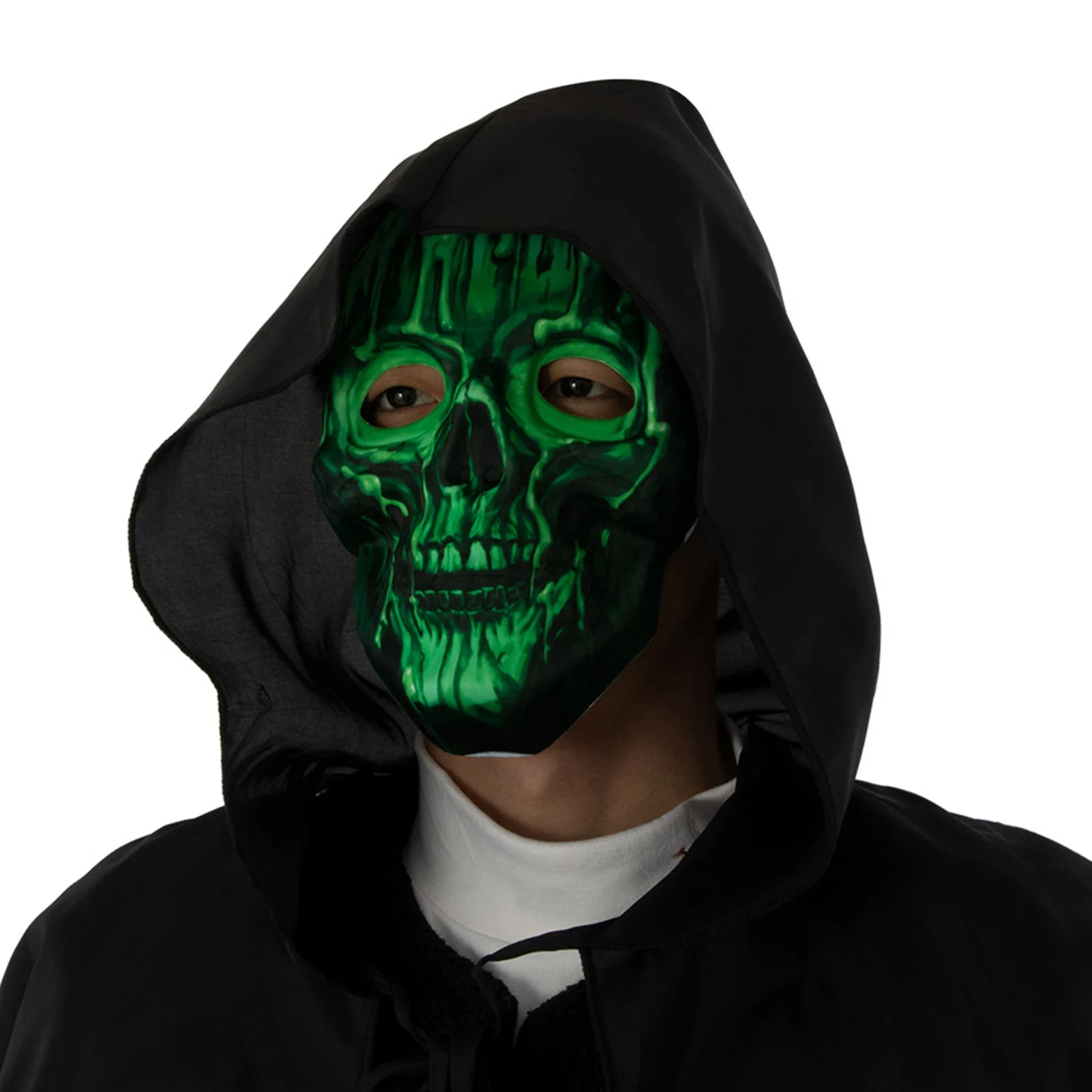 Skeleton Skull Ghost Death Mask Horror Full Head Mask Prank Cosplay Costume Scary Movie Ghostface Props Home Decor Party Supplie