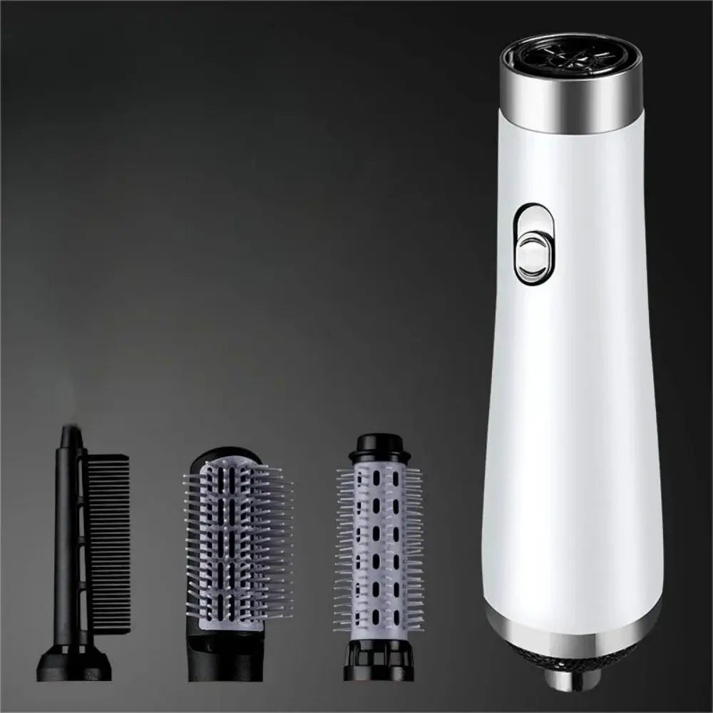 Hot-Air Blow Hair Dryer Brush Set- Set for One Step Drying and Styling Hair, Negative Ionic, Ceramic Barrel, Detachable