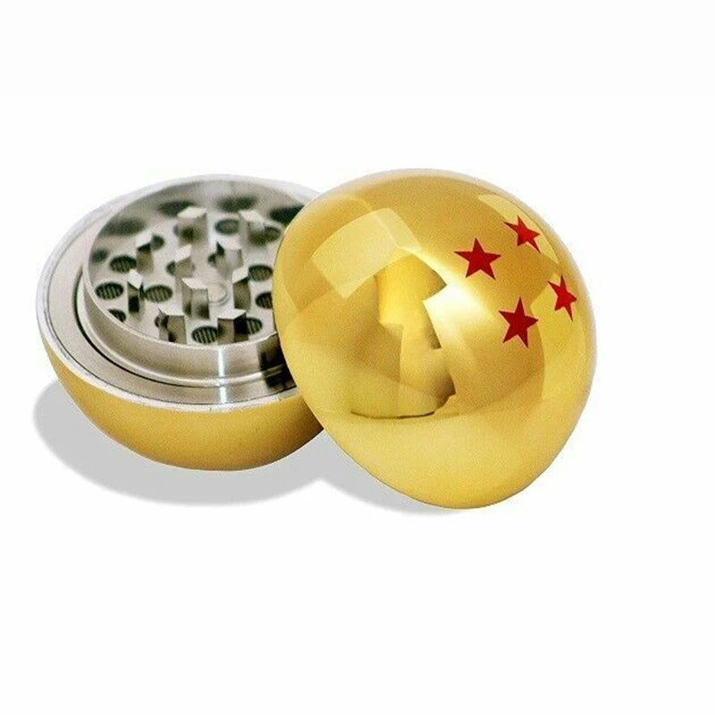 2" Ball Grinder Metal Cartoon Smoke 3 Layers Miller Tobacco Herb Grinder Round Zinc Alloy Mill Spice Crusher Accessory
