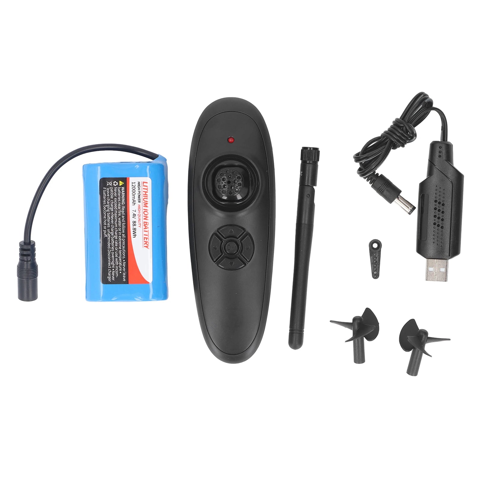 RC Fishing Finder Boat Global Position System Remote Control Fishing Bait Boat 2Kg Load Automatic Course Correction for River