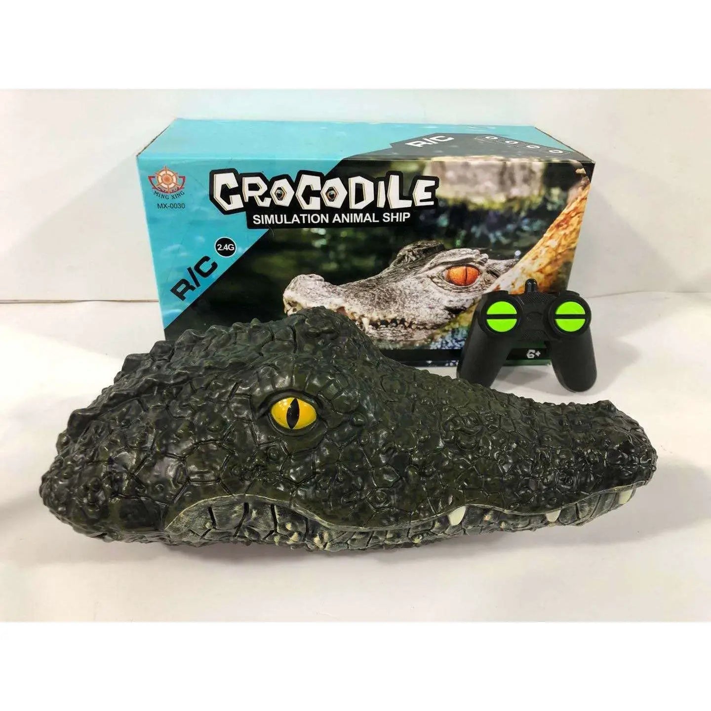 Remote Control Crocodile Boat Fast  Toy ip Simulation Children's Plaything Handheld Controller Operated Model Boat