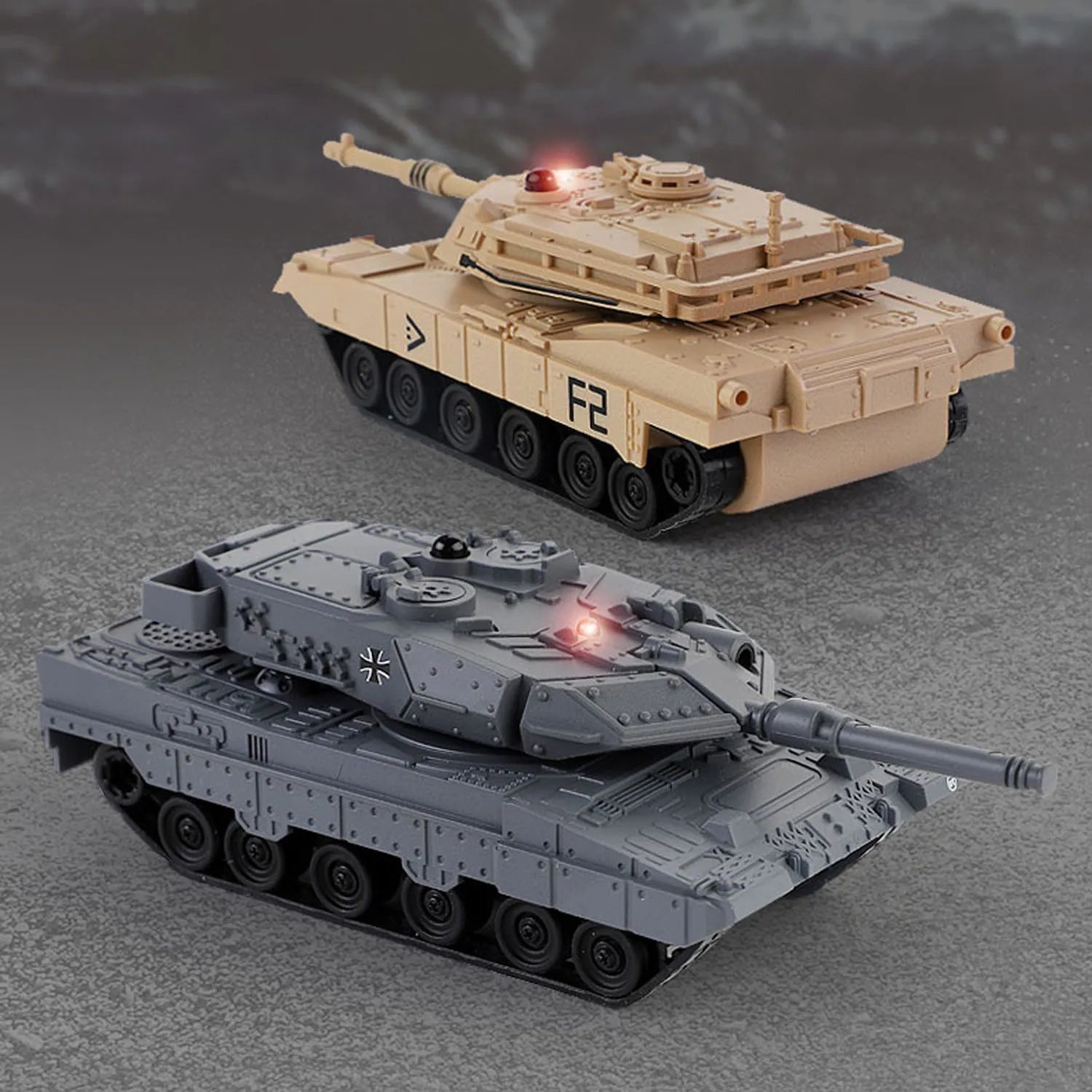 RC Mini Toys Tanks Remote Control Battle Military Tank Model RTR 170 Degrees Rotation Turret with Infrared System Boys Gifts