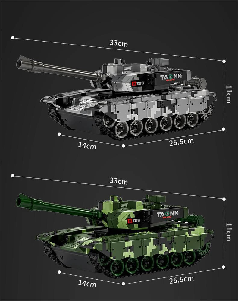 Rc Tank 99 T90 Remote Control Tanks 13Ch Shootting Function Crawler Battle Toy Car Model Electronic Toys for Boys Children Gifts