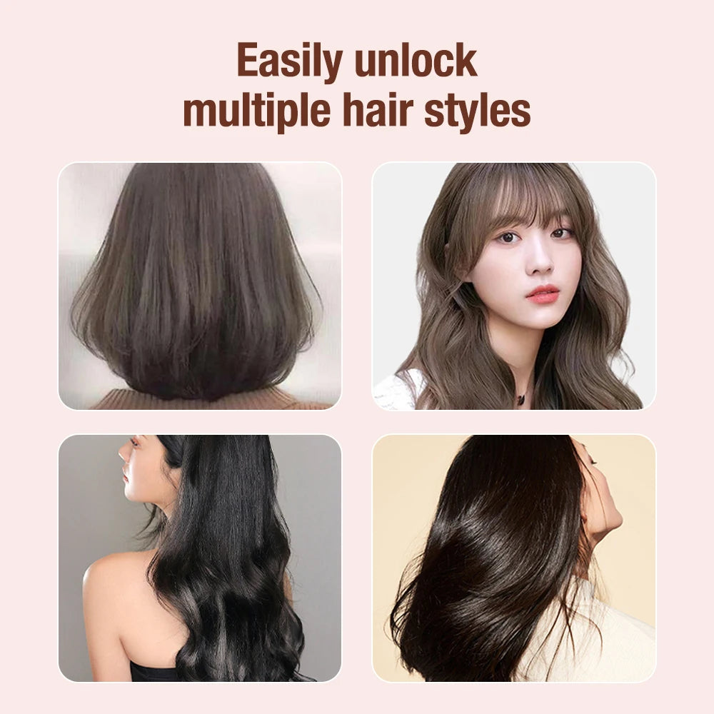 Portable Hair Straightener Mini Curling Iron Women Ceramic Straightening Styling Tools Curling and Straightened Dual-use Splint