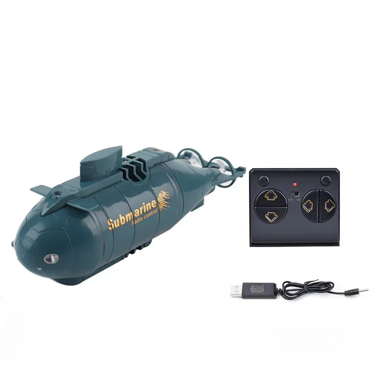 Electric Submarine Boat Underwater Diving Model Mini Playing Wireless Remote Control Model Boat Racing Toy Boys Christmas  Gifts