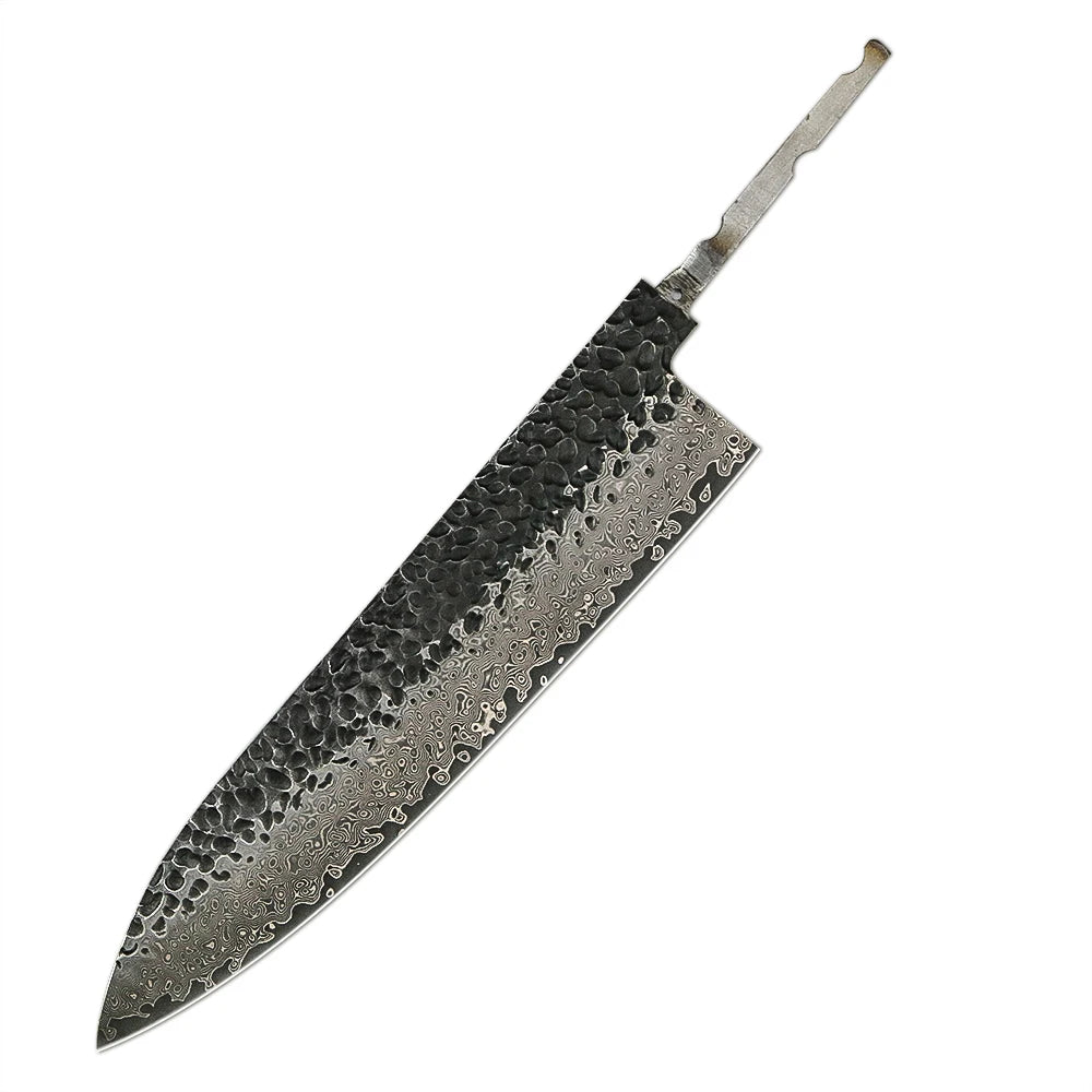Amber 67 Layers VG10 Damascus Steel Knife Blade