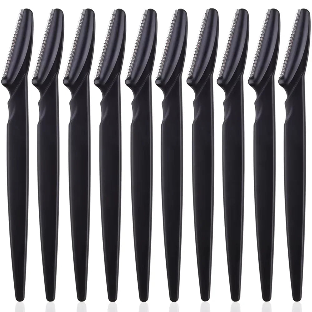3/4/10Pcs Eyebrow Trimmer Face Blade Shaver Portable Eye Brow Epilation Hair Removal Safety Eyebrow Cutting Woman Makeup Tools