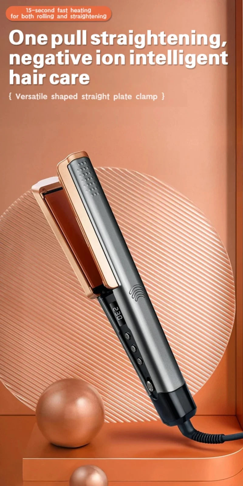 Popular Hair Straightener Global Travel Hair Straighteners for Women Fast Heating Hair Straightener