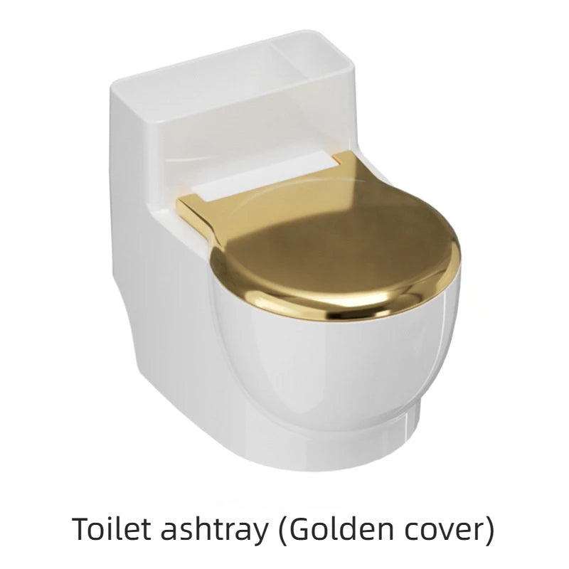 Ashtray, New Chinese Ashtray Creative Gift, Toilet Wall-mounted Ashtray With Lid, High Value, Anti-fly Ash Cute