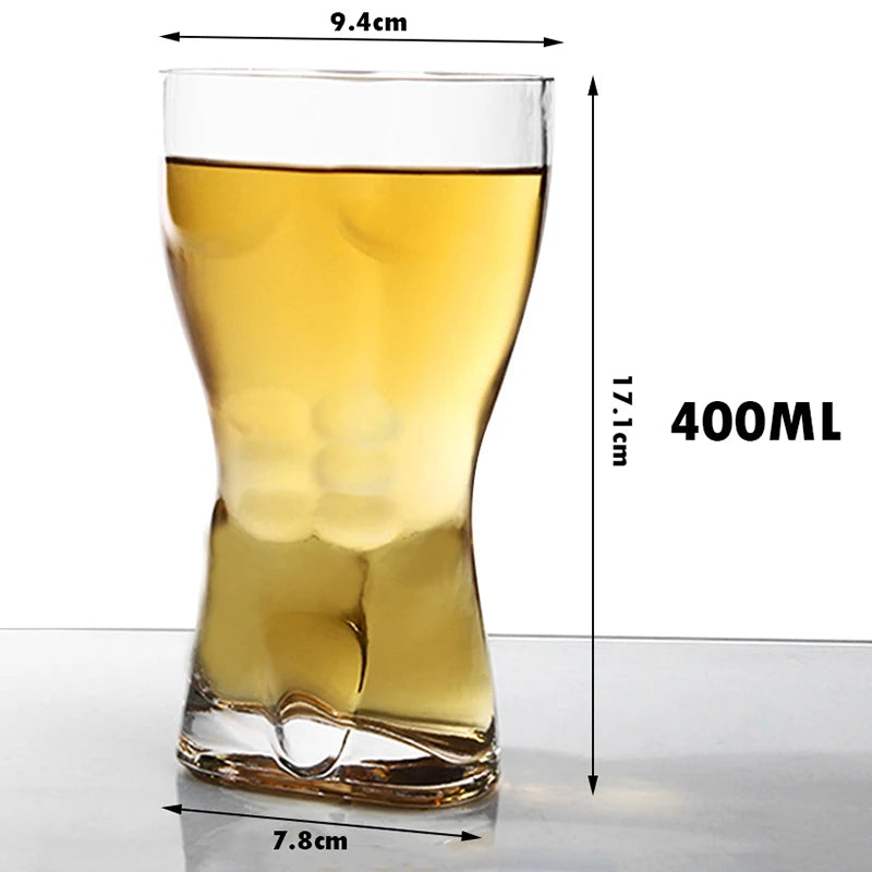 Unique Beer Cup Funny Wine Glass Whisky Vodka Shot Glasses Creative Bar Cocktail Glass Body Shape Mug Coffee Juice Cup