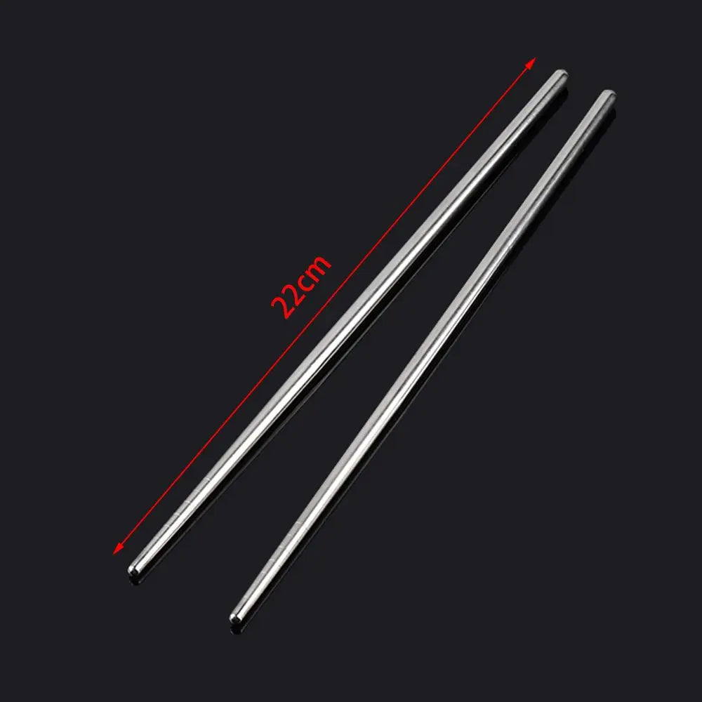 Practical Chinese Hollow Chopsticks Non-slip Stainless Steel Chop Stick Chopstick