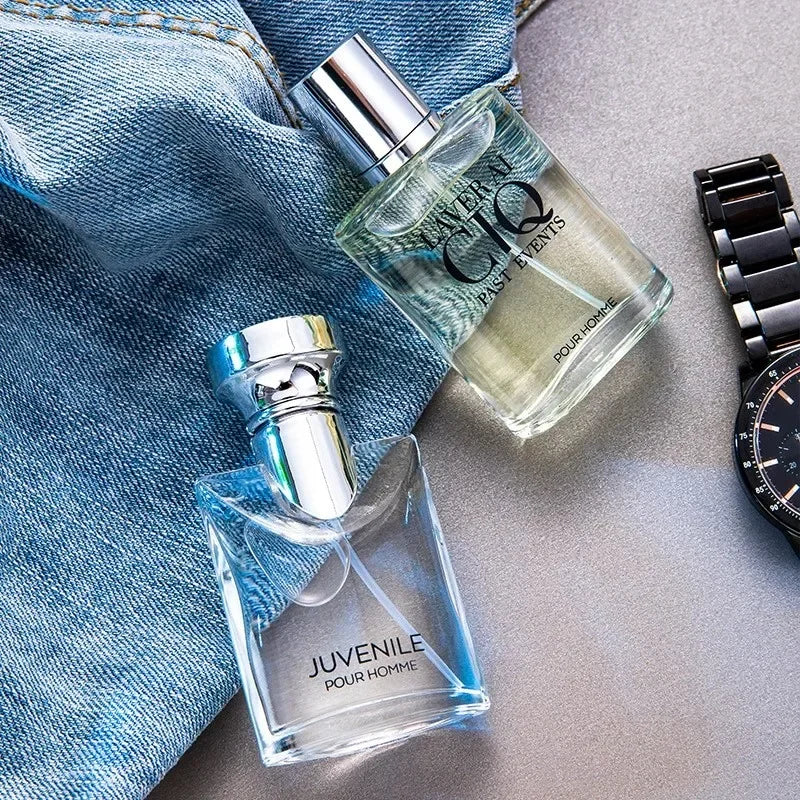 100ml Silver Mountain Water Scent Four PieceSet Lasting Fragrance Men Perfume Gift Box Brand Luxury Refreshing Light Men Perfume