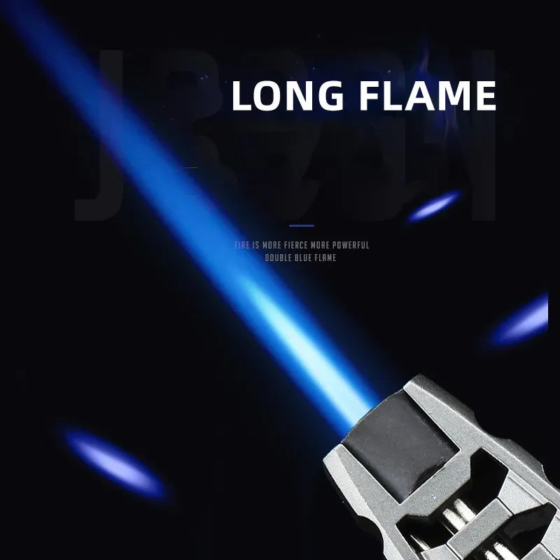Kitchen BBQ Cigar Big Jet Flame Fire Butane Torch Outdoor Powerful Flame Camping Gun Lighter Mans Tools Without Gas No Box