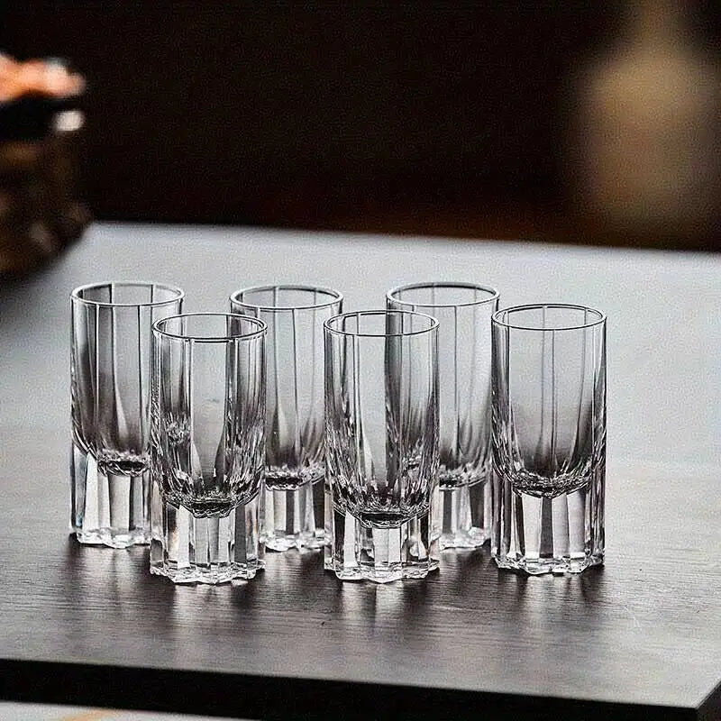 30ML Crystal Shot Glass Whiskey Tequila Glasses Home Bar, Elegant Gift Set For Weddings, Parties & Bourbon Tasting,liquor Cup