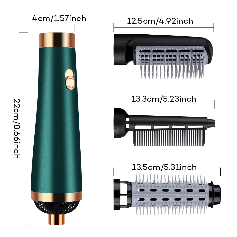NEW Hair Dryer Comb Hot Air Curling For Hair Roller Blow Dryer Ionic Hair Straightening Brush Quick Dry Hair Curler Curling Iron