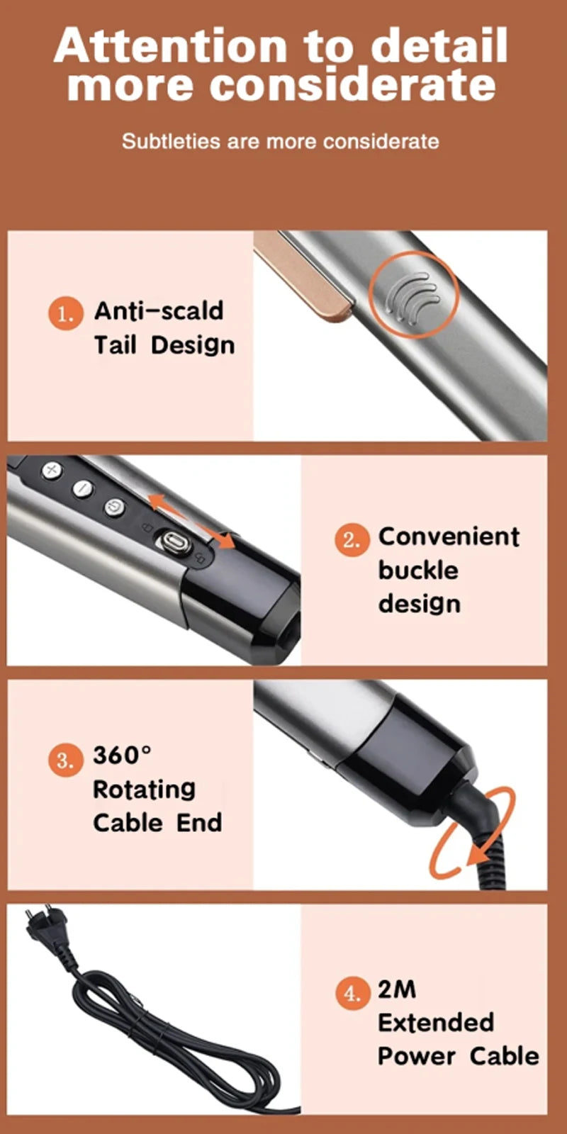 Popular Hair Straightener Global Travel Hair Straighteners for Women Fast Heating Hair Straightener