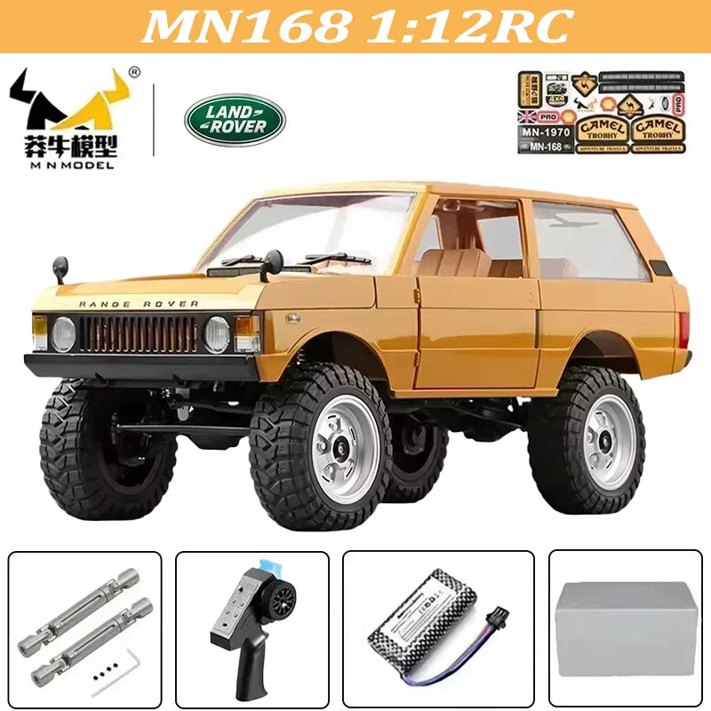 MN128 1/12 RC Car 4WD Jeep Model 2.4G Remote Control LED Light 4X4 Off Road 4WD Climbing RC Truck Electric Toy Car Gift for Boy