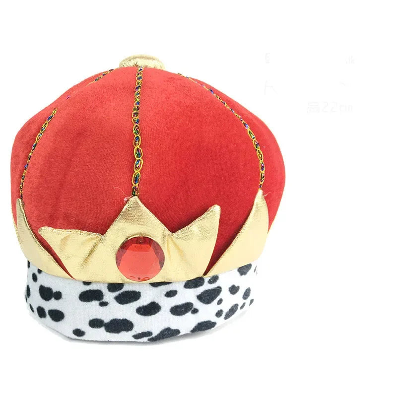 Adult Halloween Fancy Dress Up Hat Stage Show Props Clown Funny Dress Up Clown Hat Carnival Birthday Cake Cap