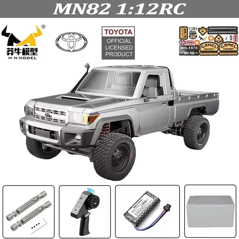 MN128 1/12 RC Car 4WD Jeep Model 2.4G Remote Control LED Light 4X4 Off Road 4WD Climbing RC Truck Electric Toy Car Gift for Boy