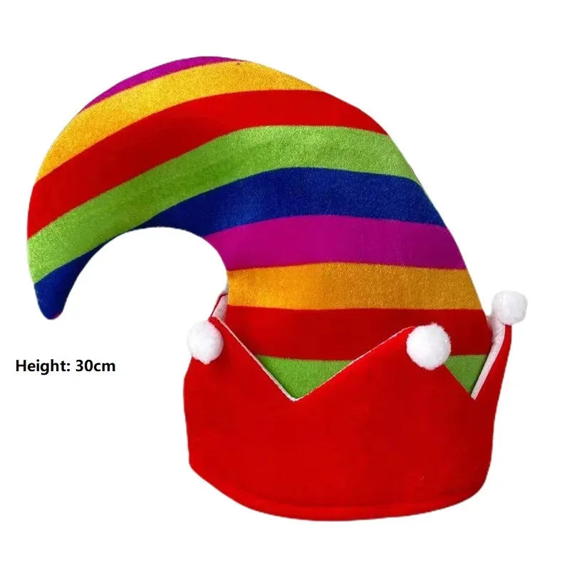 Adult Halloween Fancy Dress Up Hat Stage Show Props Clown Funny Dress Up Clown Hat Carnival Birthday Cake Cap