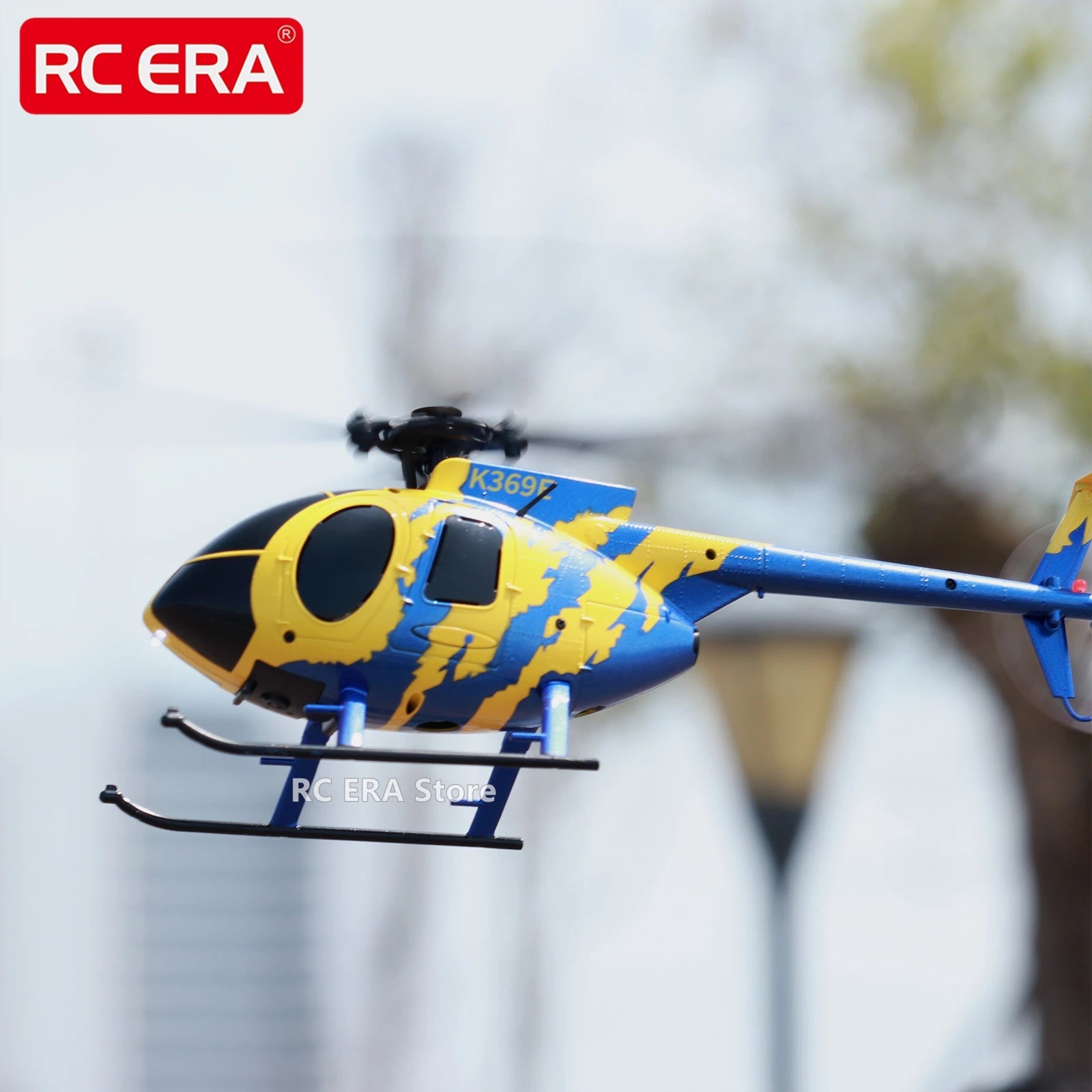 RC ERA C184 Mini MD500 with Optical Flow Sensor Scale Micro RC Helicopters for Adults Beginner Remote Control Hobby Toys Gift